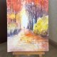 Dwie przyjaciółki na spacerze 42*30cm Original Akwarela A3
