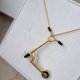 HULAJNOGA- naszyjnik srebro 925 złocone 24K