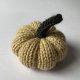 Dynia ozdobna handmade, rozmiar S, kolor żółty - 1 szt