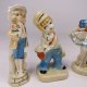 Zestaw ceramicznych figurek, vintage