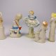 Zestaw ceramicznych figurek, vintage