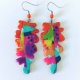 Kolorowe duże kolczyki z masy polimerowej