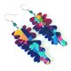 Kolorowe duże kolczyki z masy polimerowej