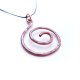 Wisiorek z czystej miedzi, spirala ślimaka. Amulet mocy