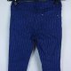 Gondola Blu spodnie damskie vintage imitacja koronki S /M