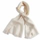 elegancki szal vintage ecru