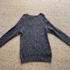 Samsoe Samsoe sweter męski L szary niebieski melanż Unisex basic premium stan bdb