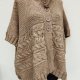 MADE IN ITALY - SWETER  A' LA PONCHO