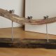 Świecznik drewniany, rzeżba stare drewno, loft, wabi-sabi /16/ rękodzieło, handmade