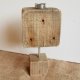 Świecznik drewniany, stare drewno, loft, industrialny, wabi-sabi /12/ rękodzieło, handmade