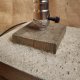 Lampa ze starego drewna i betonu, loft, unikat /4/
