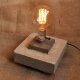 Lampa ze starego drewna i betonu, loft, unikat /4/