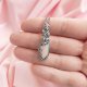 Naszyjnik Jadeit stal chirurgiczna wisiorek handmade wirewrapping