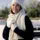 Zestaw CZAPKA + SZALIK + RĘKAWICZKI - 100% wełna Merino