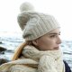 Zestaw CZAPKA + SZALIK + RĘKAWICZKI - 100% wełna Merino