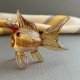 Murano Italy Glass ❤ Złota Rybka ❤ Szkło barwione w masie