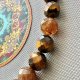 Italy Quartz and Tiger's eye Stones Necklace ❤ Stworzony przez naturę ❤ Piękne duże kamienie.