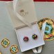 Murano Millefiori Clip Earrings  ❤ Art Glass ❤ Bardzo ciekawe