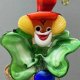 Mid-Century Murano Art Glass Clown 26cm. ❤ Prawdziwa perełka ❤ Klaun od Murano - Szkło barwione w masie