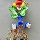 Mid-Century Murano Art Glass Clown 26cm. ❤ Prawdziwa perełka ❤ Klaun od Murano - Szkło barwione w masie