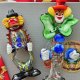 Mid-Century Murano Art Glass Clown 20cm. ❤ Prawdziwa perełka  ❤ Klaun od Murano - Szkło barwione w masie