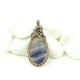 Fluoryt wisiorek wire wrapping