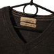 Ciemnoszary sweter unisex 100% wełna basic klasyczny casual całoroczny M/L