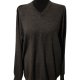 Ciemnoszary sweter unisex 100% wełna basic klasyczny casual całoroczny M/L