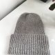Ręcznie robiona czapka beanie AUREA G 100% Merynos plus moher i jedwab 940/4400 Szary Pył - od ręki