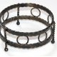 Stylizowany metalowy  stojak  metaloplastyka