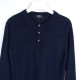 BoohooMan cienki granatowy sweterek polo / M