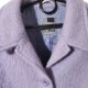 Liliowy wełniany premium płaszcz Gil Bret L/XL – elegancki krótki fason, klasyczny kołnierz, elegancja i styl