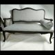 kanapa sofa stylizowana cottagecore vintage po renowacji gray