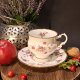 Elizabethan Fine Bone China filiżanka i spodek wzór Rosamond