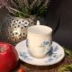 Angielska porcelana Royal Albert filiżanka i spodek wzór Forget me not kształt Hampton