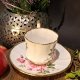 Angielska porcelana Priory Dale filiżanka i spodek Royal Countess róża stulistna