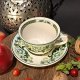 Angielska Ceramika filiżanka i spodek Dynasty Collection wzór Jade