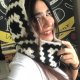 Balaclava z moheru ręcznie szydełkowana, kominiarka czapka handmade