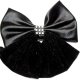 KOKARDA spinka do włosów czarna