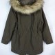 New Look lekko ocieplana kurtka parka khaki 12 / 40