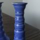 Skandynawskie świeczniki  ceramiczne 2szt retro styl