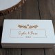 Pudełko personalizowane etui na pieniądze - drewniana 'koperta'