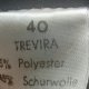 Vintage granatowa spódnica prosta M wełna