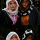 Balaclava z moheru ręcznie szydełkowana, kominiarka czapka handmade