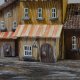 Ręcznie robiony drewniany domek dekoracyjny – rustykalny domek, oryginalna ozdoba do domu
