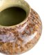 Wazon ceramiczny SS Meissen typ 1107/8 Niemcy, lata 60. szkliwienie krystaliczne drip glaze żółto-brązowy