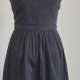 Handmade  czarna sukienka drapowana  S
