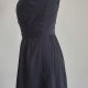 Handmade  czarna sukienka drapowana  S