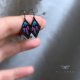 Kolczyki Little Flowers - Blue & Purple