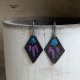 Kolczyki Little Flowers - Blue & Purple
